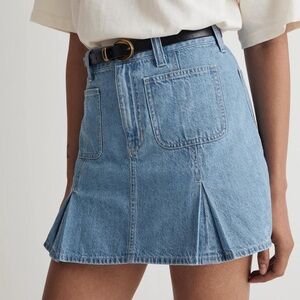 MADEWELL Pleated‎ Mini Skirt